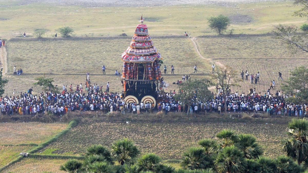Thousands take part in car festival of Tirupparankundram temple The Hindu