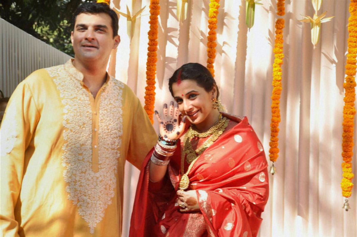 Vidya balan wedding outlet saree