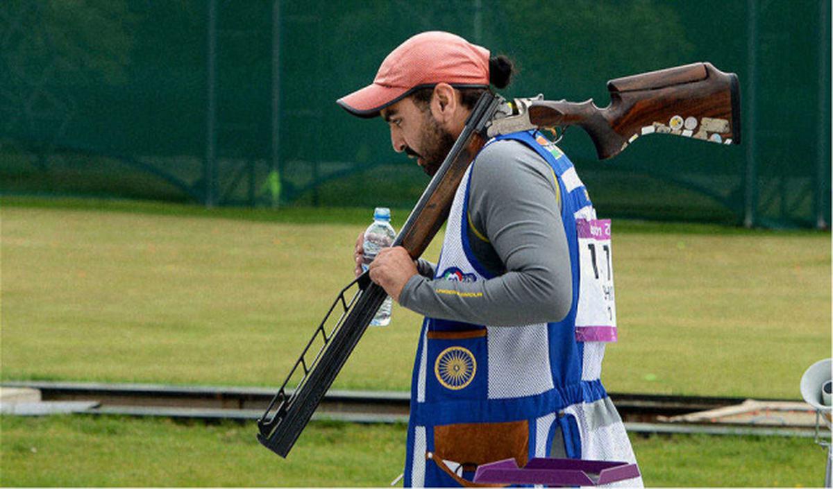 London: India’s Ronjan Sodhi walks back after he did not qualify in final round during the men’s double trap Qualification round at Shotgun Range,Royal Artillery Barracks during Olympic Games 2012 in London on Thursday. PTI Photo by Manvender Vashist