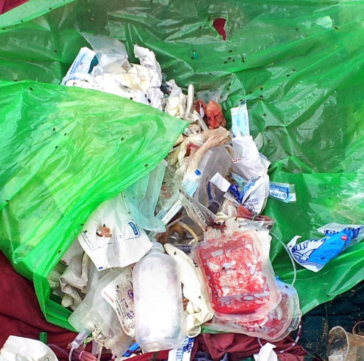 Bid to dump biomedical waste: Corpn. issues notice to hospital - The Hindu