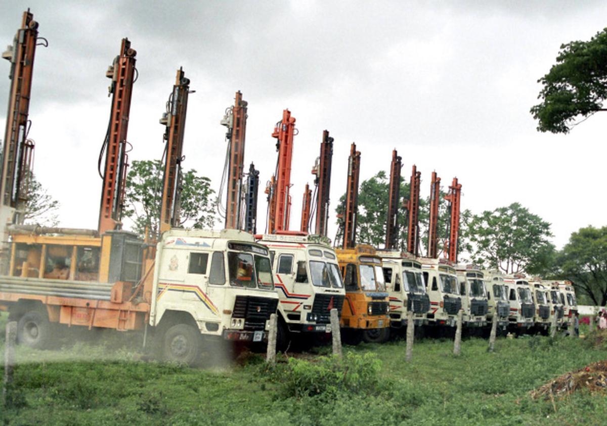 Drilling deep to make a living The Hindu