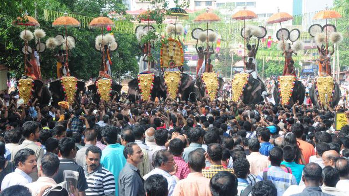 Pooram Festivities Begin In Thrissur - The Hindu