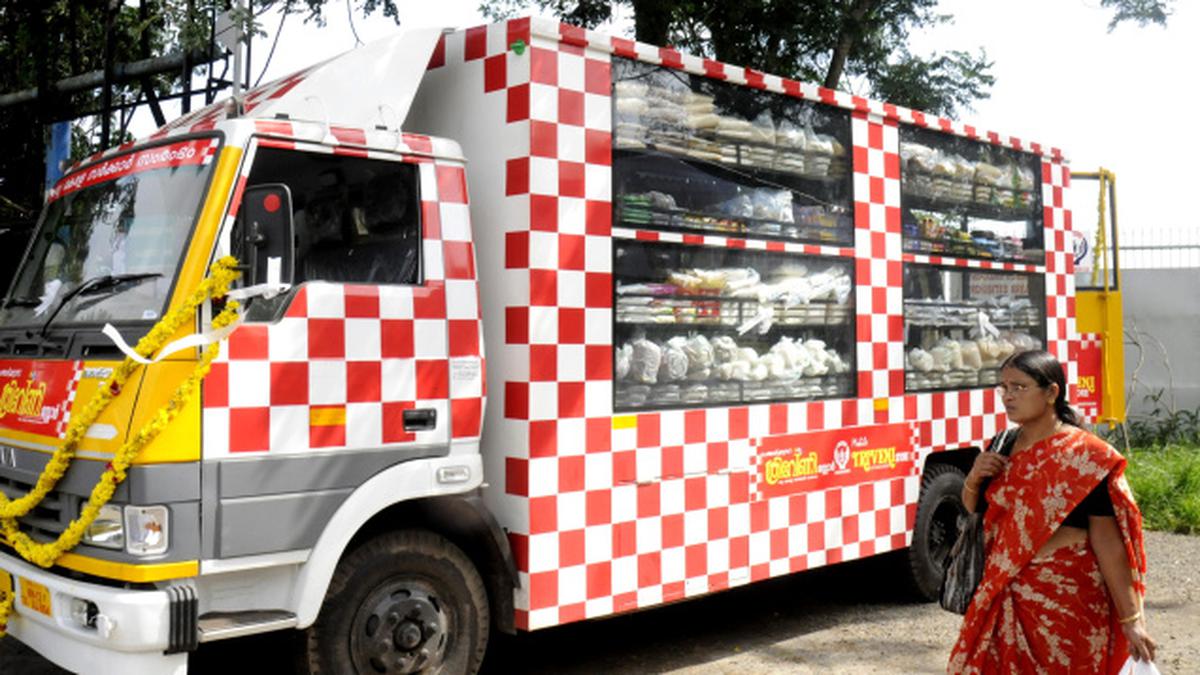 Mobile supermarket launched - The Hindu
