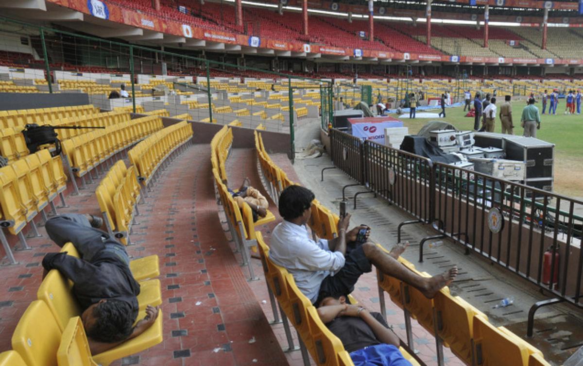 Weekend crowd expected to fill Chinnaswamy Stadium The Hindu