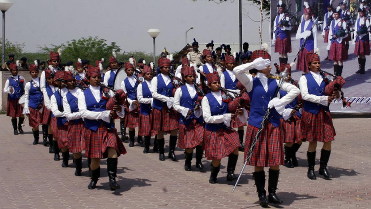 World’s first women paramilitary pipe band marches on The Hindu