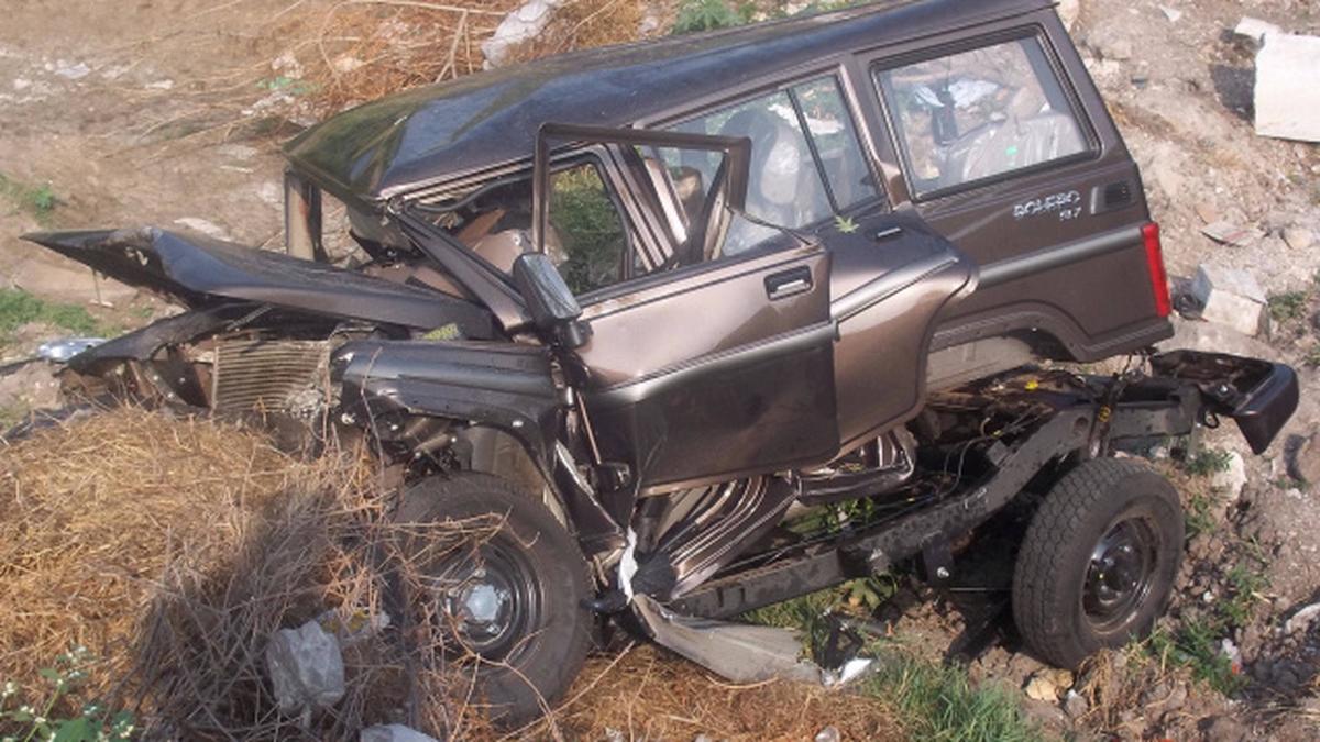 Car falls into pit, 3 of family die The Hindu