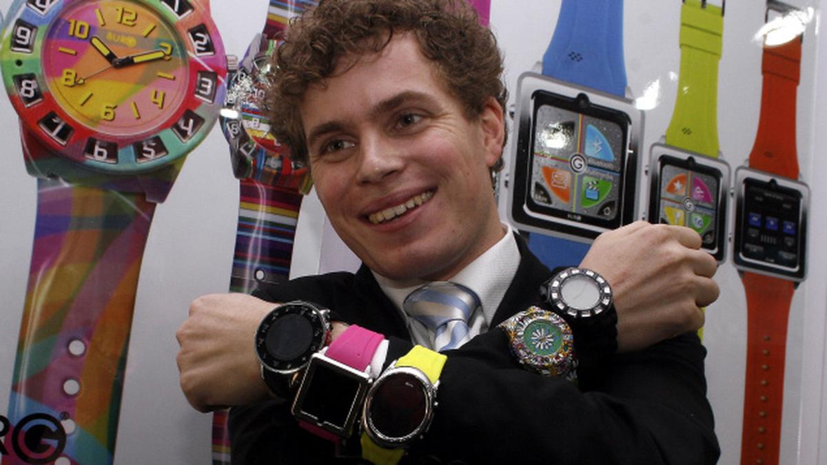 Mobile phones on wrist watch The Hindu