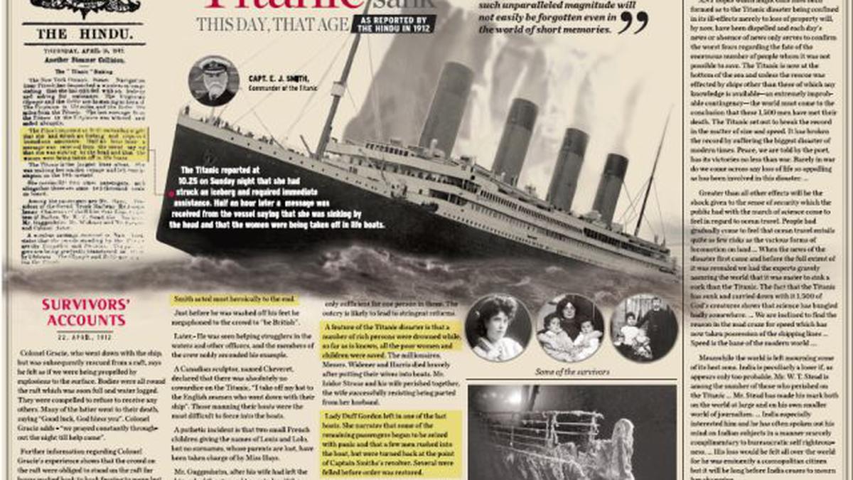 When the Titanic Sank - The Hindu