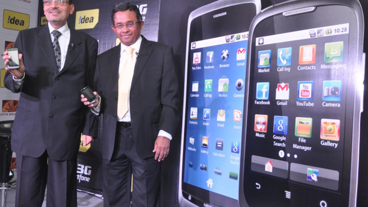 Idea Launches Smartphones To Promote 3g Service The Hindu