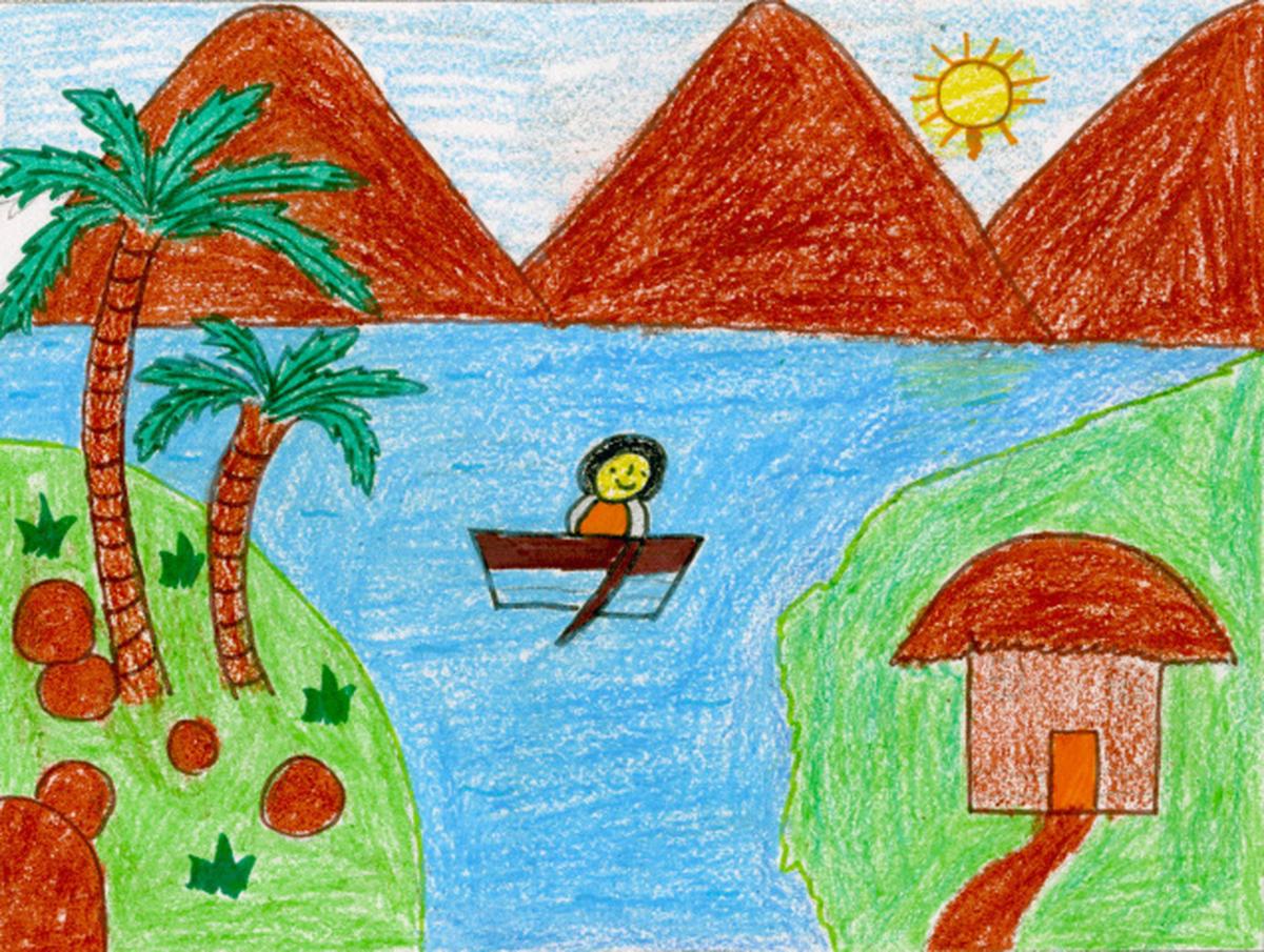 Kaleidoscope Paintings from Visakhapatnam The Hindu