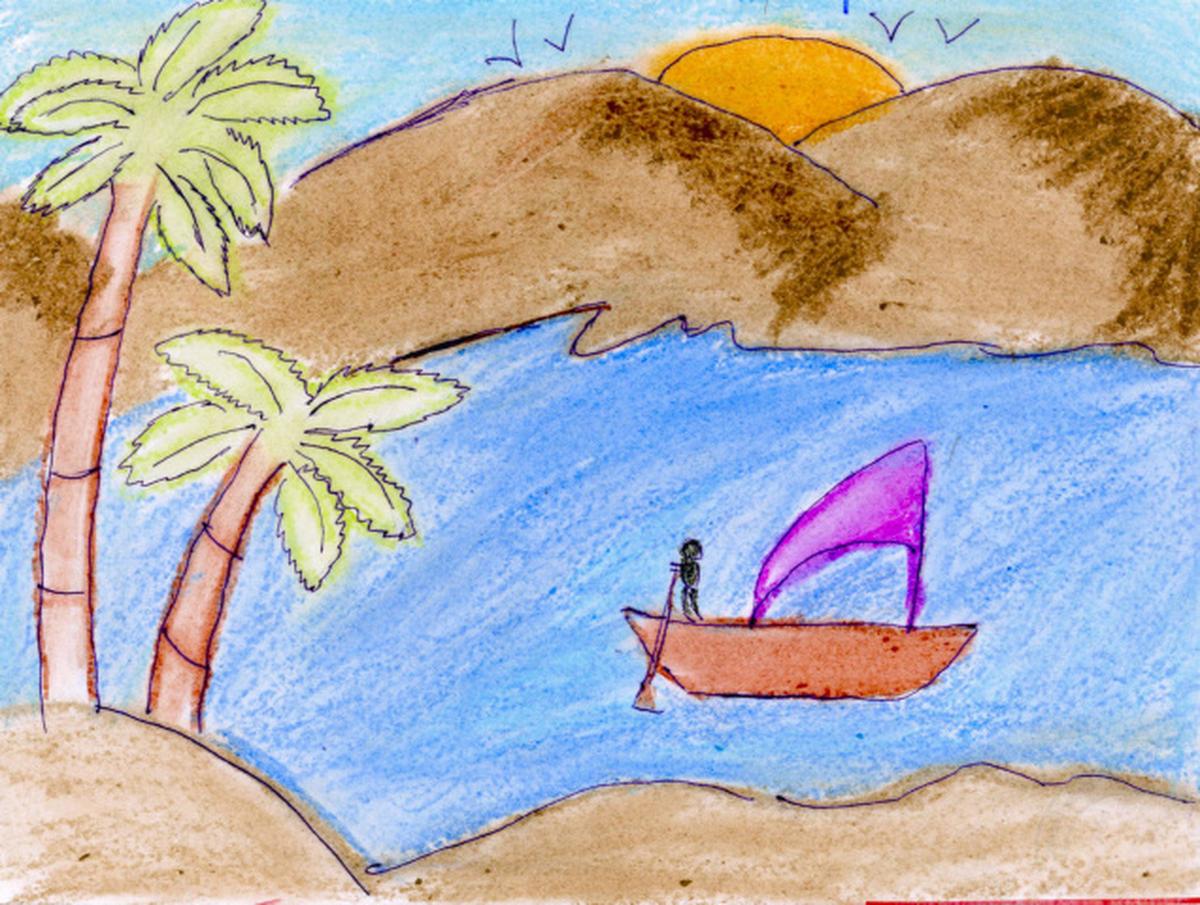 Kaleidoscope Paintings from Visakhapatnam The Hindu