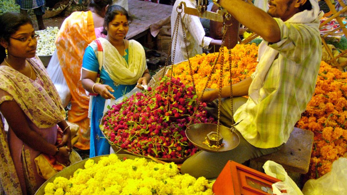 In the flower bazaars of Kovai The Hindu