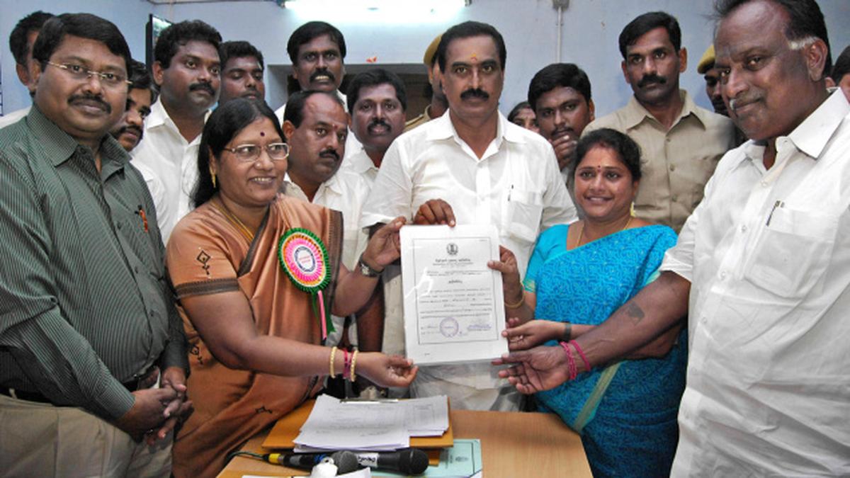 Visalakshi first elected Mayor of Tirupur The Hindu