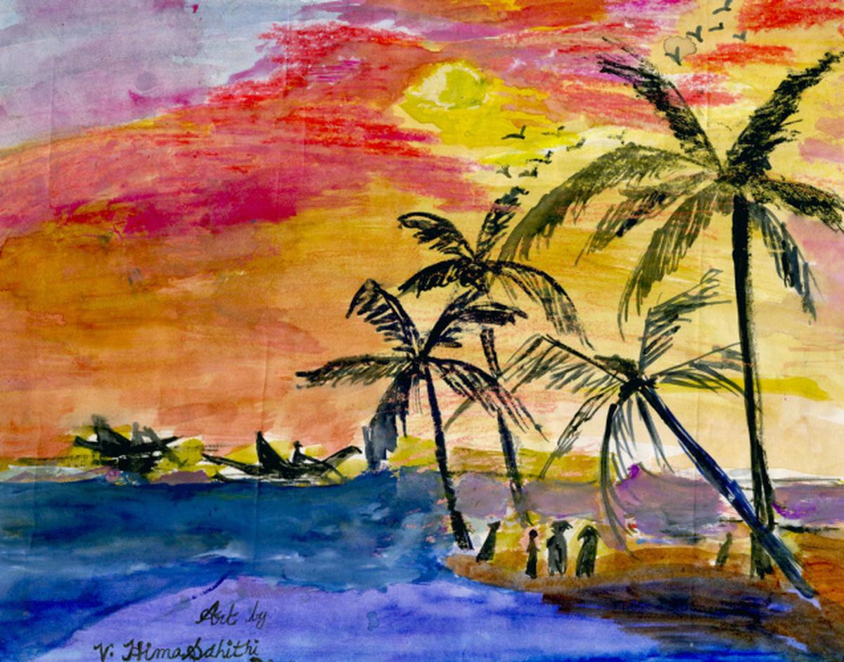 Kaleidoscope Paintings from Visakhapatnam The Hindu