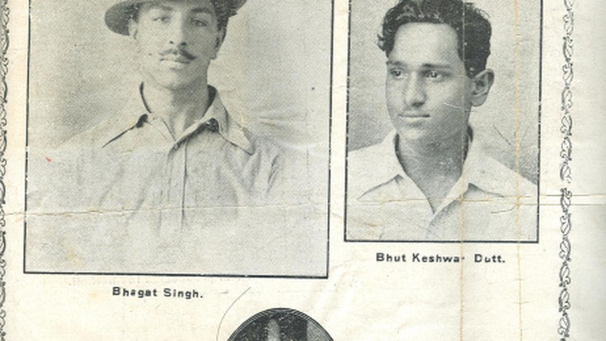 Rare documents on Bhagat Singh's trial and life in jail - The Hindu