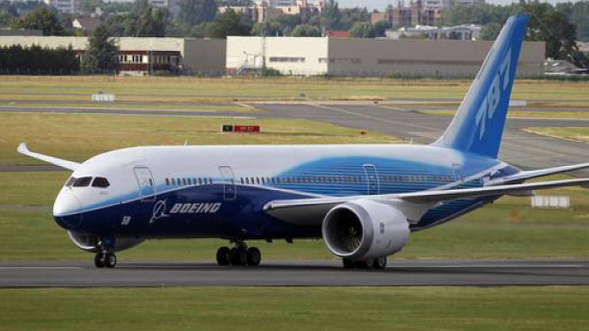 First Boeing 787 Dreamliner lands at IGI airport - The Hindu