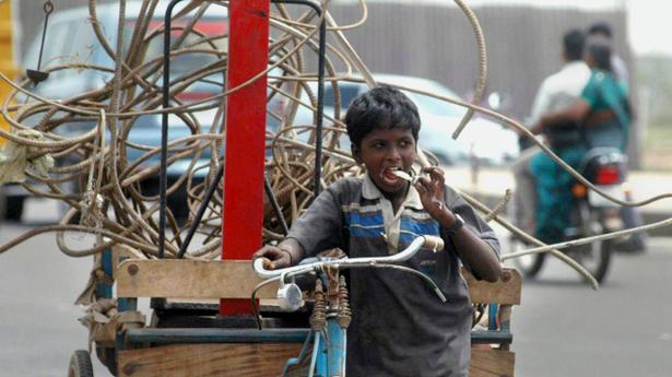 Centre has no new data on child labour