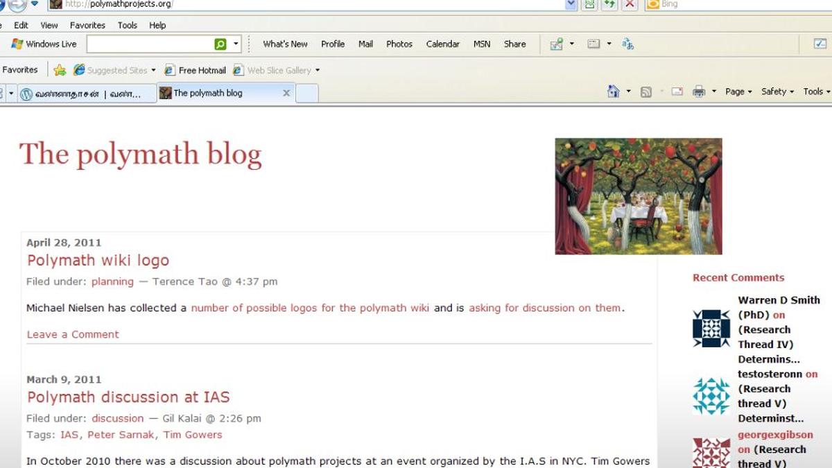 Welcome to WikiMaths, home of hard sums - The Hindu