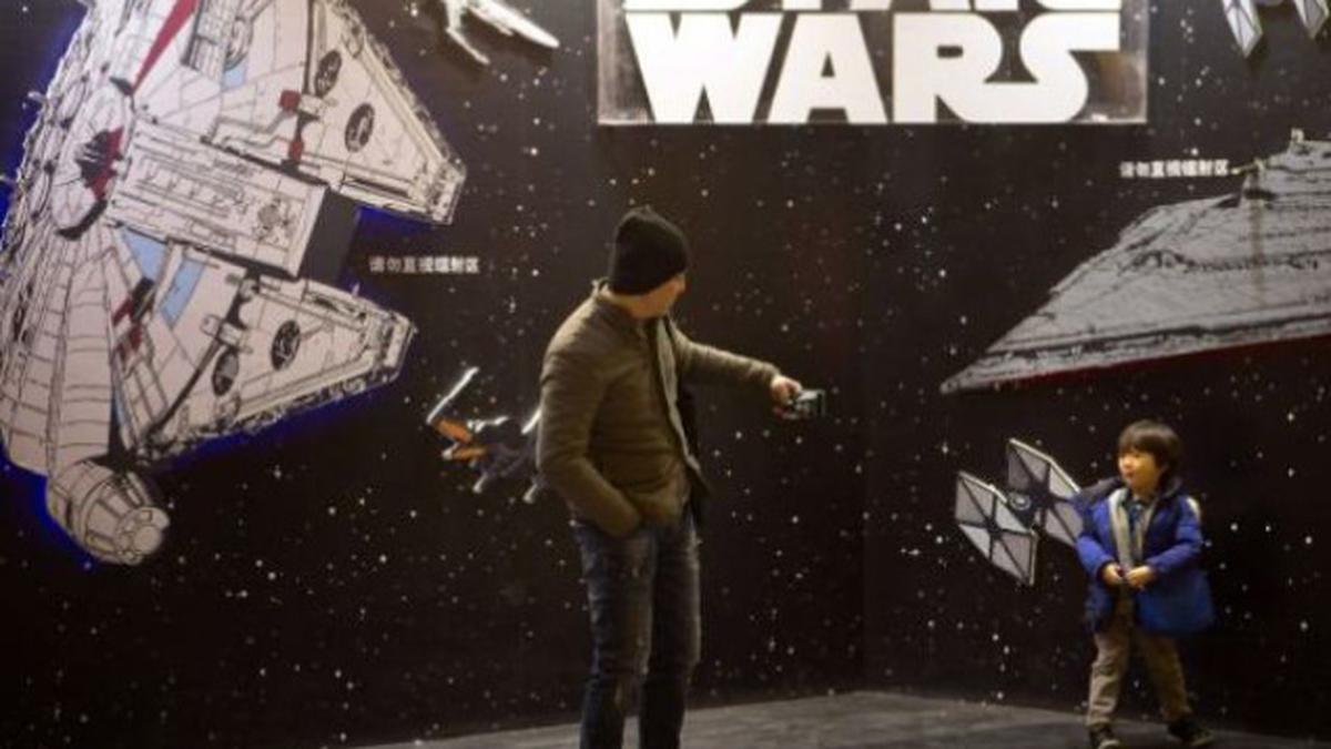 Record-breaking 'Star Wars' movie opens in China