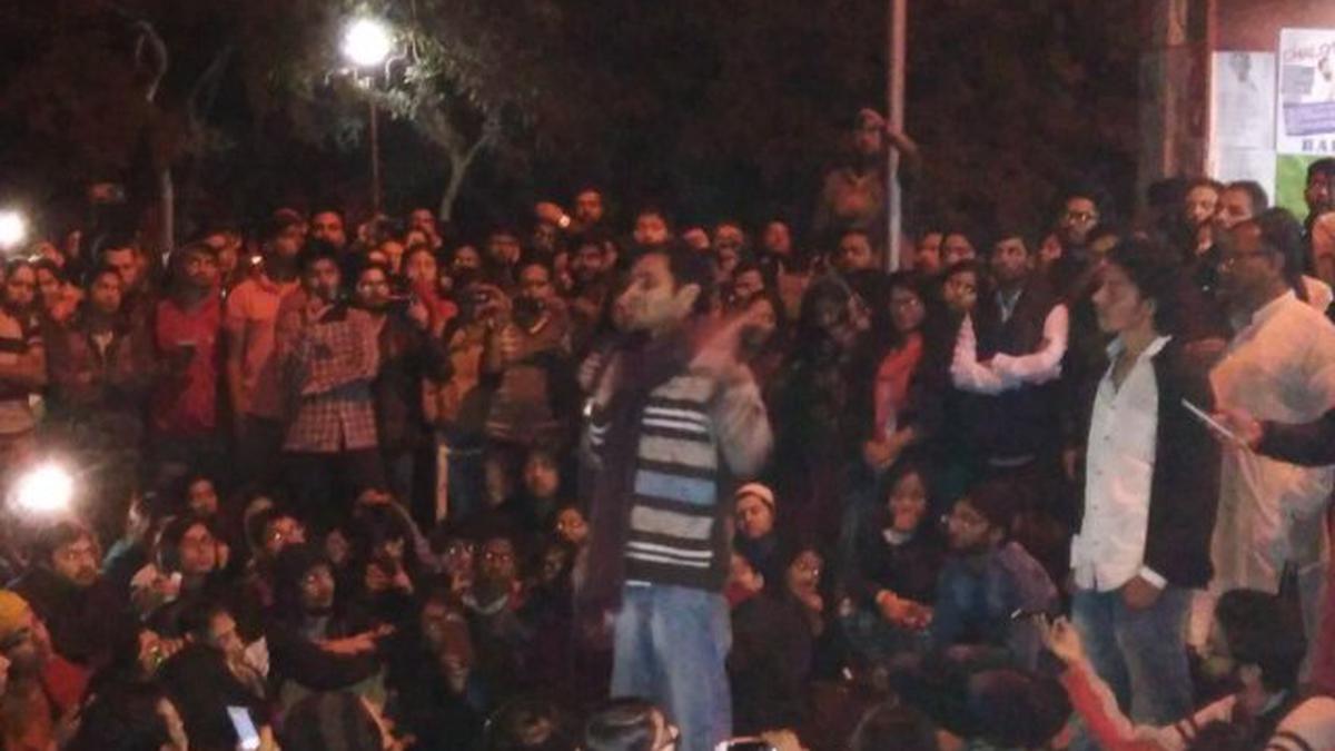 Absconding JNU students return to campus