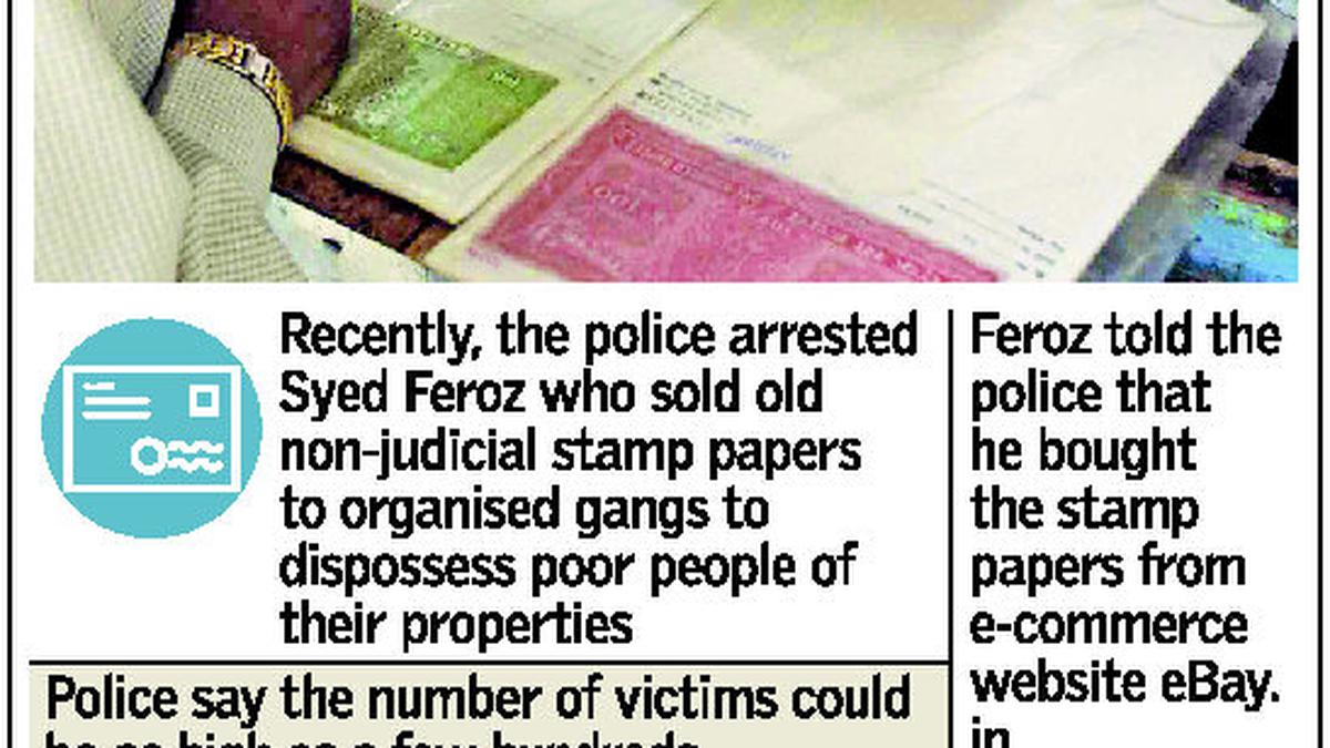 Police Probing Non Judicial Stamp Papers Racket The Hindu