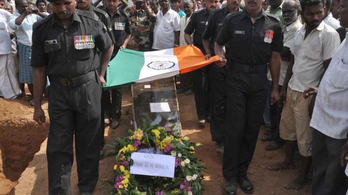 Army Man Killed In Jammu Road Accident Laid To Rest - The Hindu