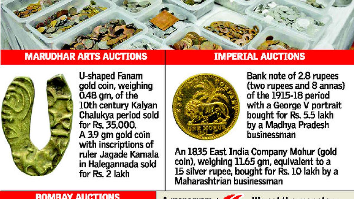 Coin auctions draw in the crowds and the money - The Hindu