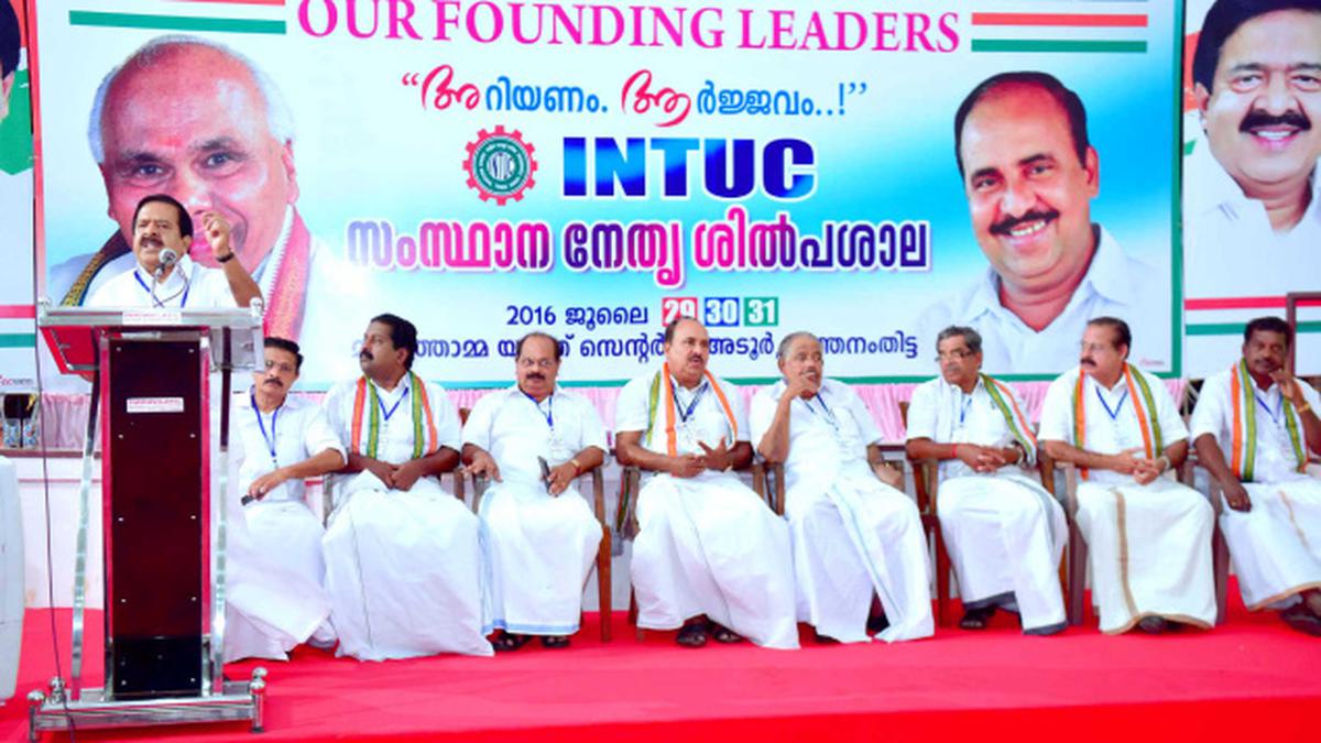 Chennithala Opens INTUC Camp - The Hindu