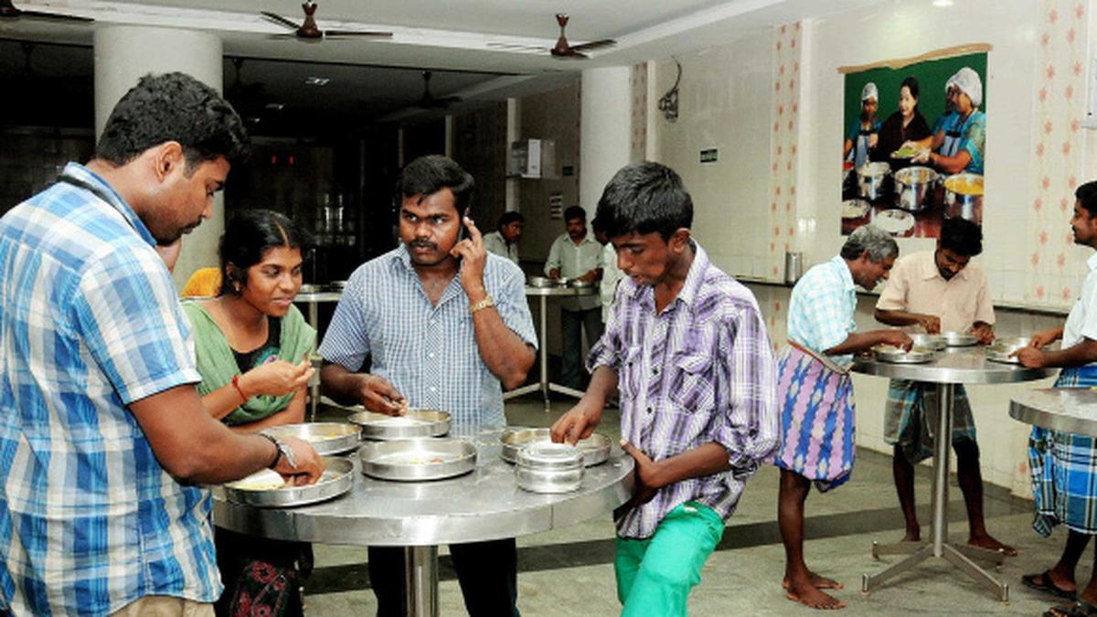 Amma Canteens eating into civic body funds CAG The Hindu
