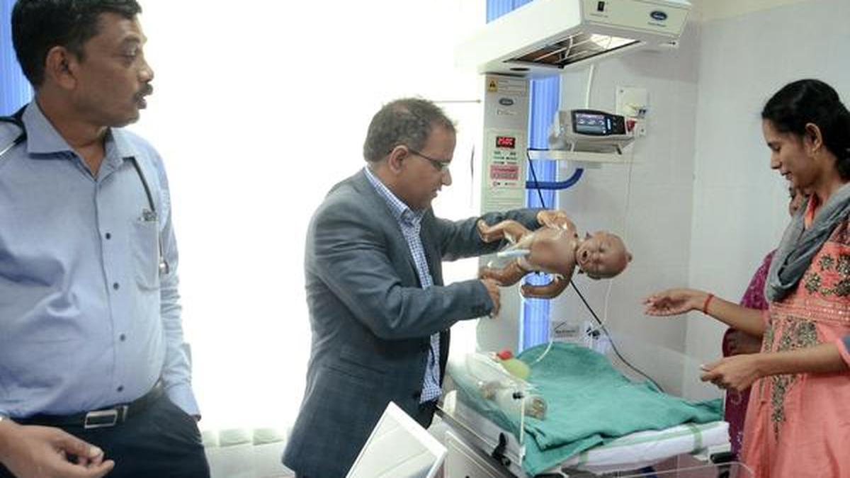 Nurses trained in neonatal resuscitation - The Hindu