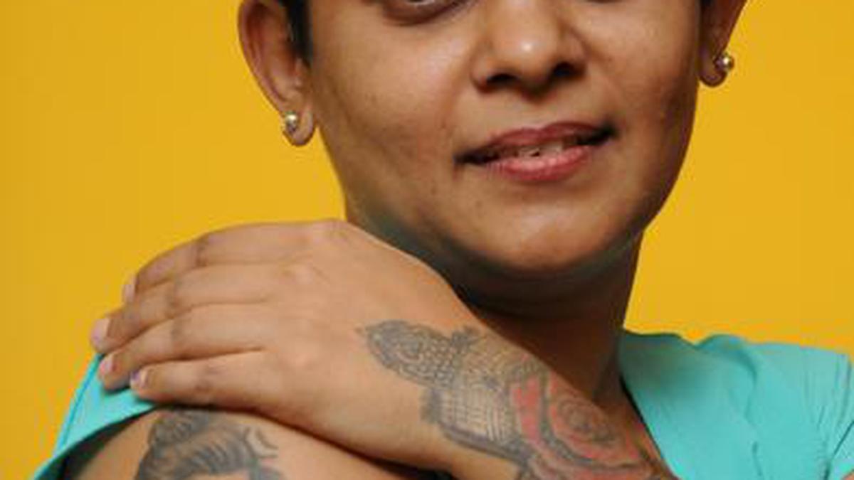 Vaishnavi, a lady tattoo artiste from Coimbatore, on her love for the craft  - The Hindu