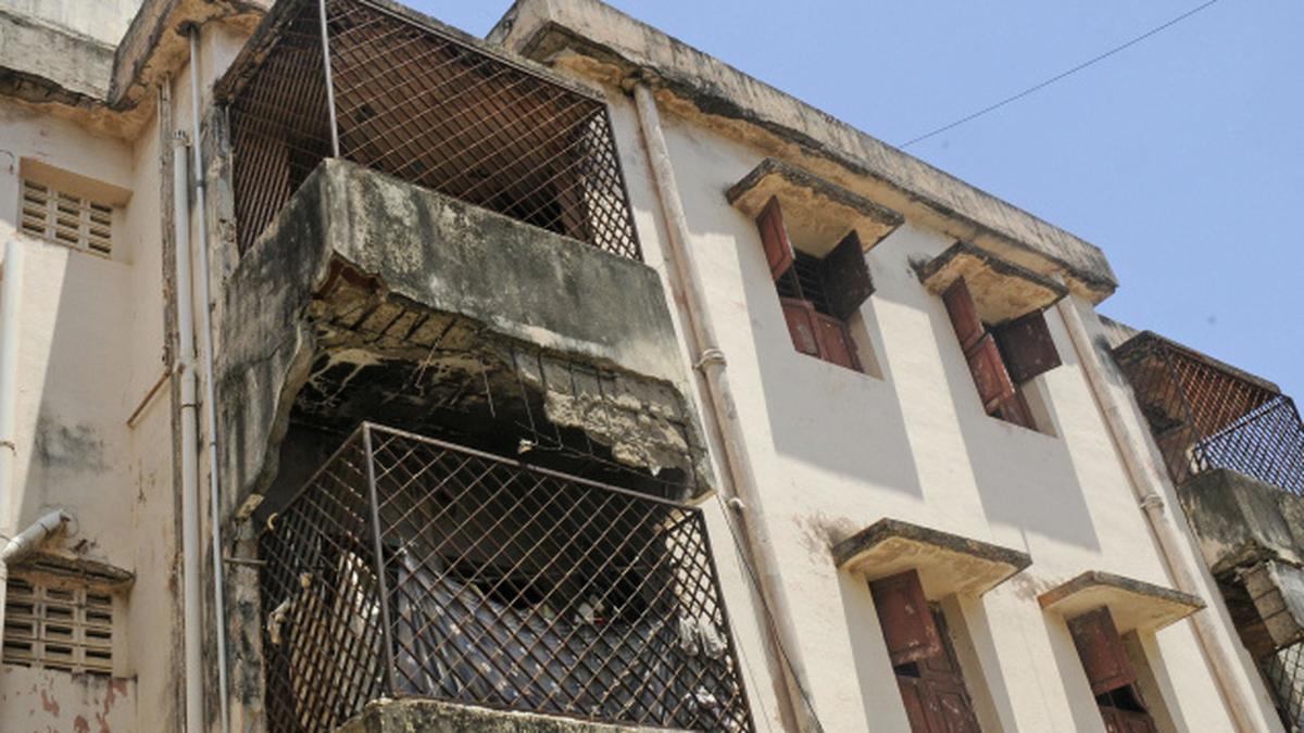 Housing board quarters in bad shape The Hindu