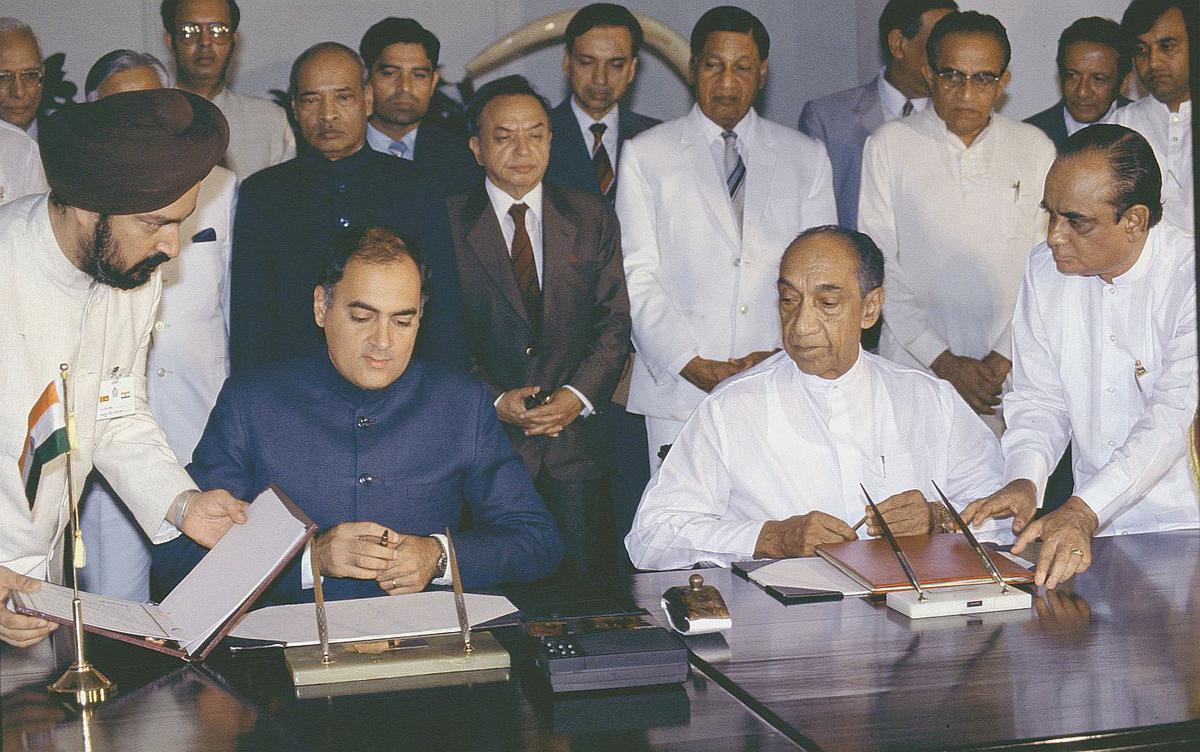 Looking back at the Indo-Sri Lanka Accord - The Hindu