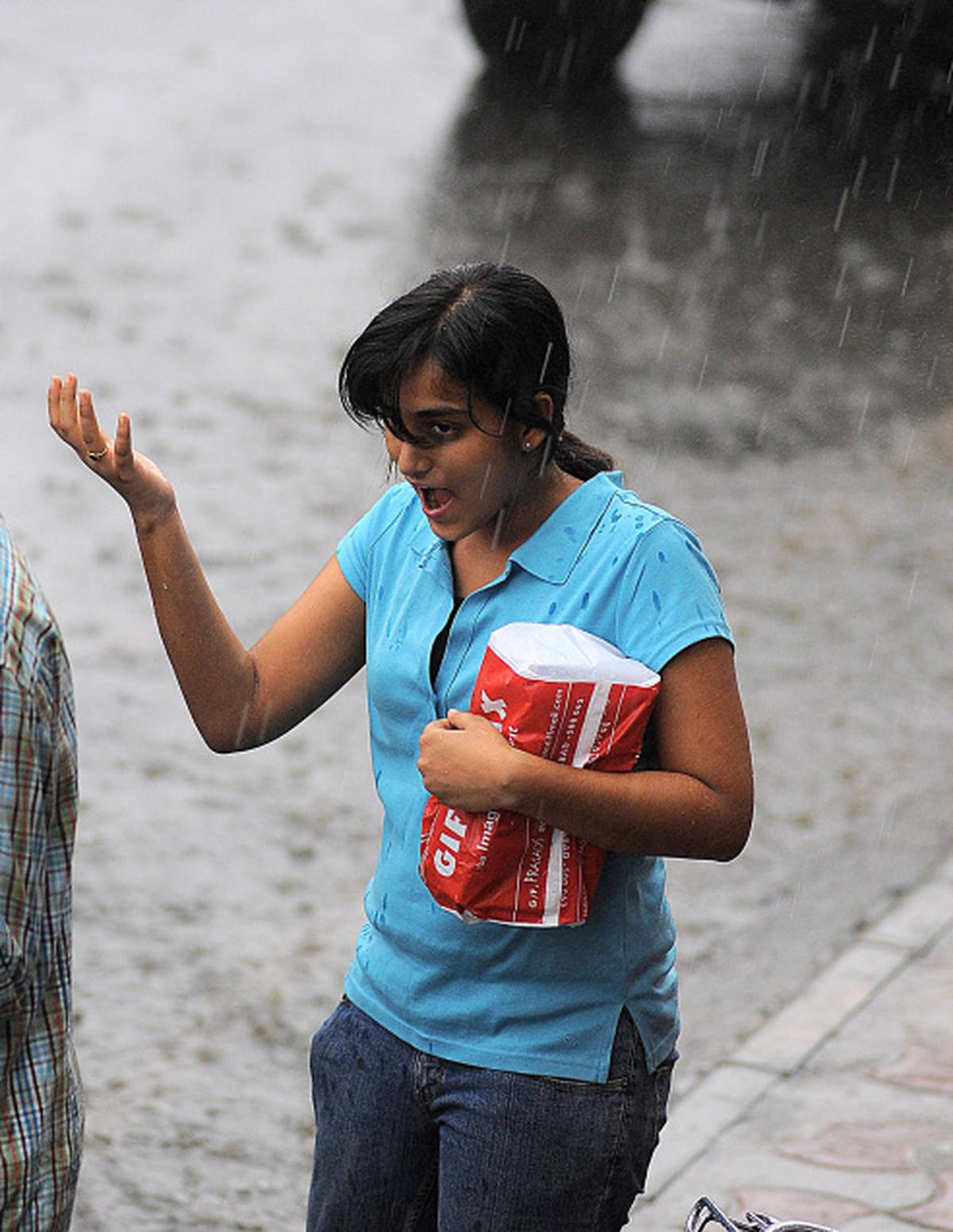 Twin cities receive premonsoon showers The Hindu