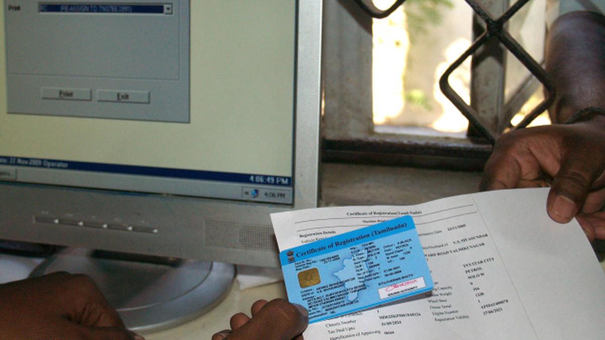 Driving licence in smart card format soon - The Hindu