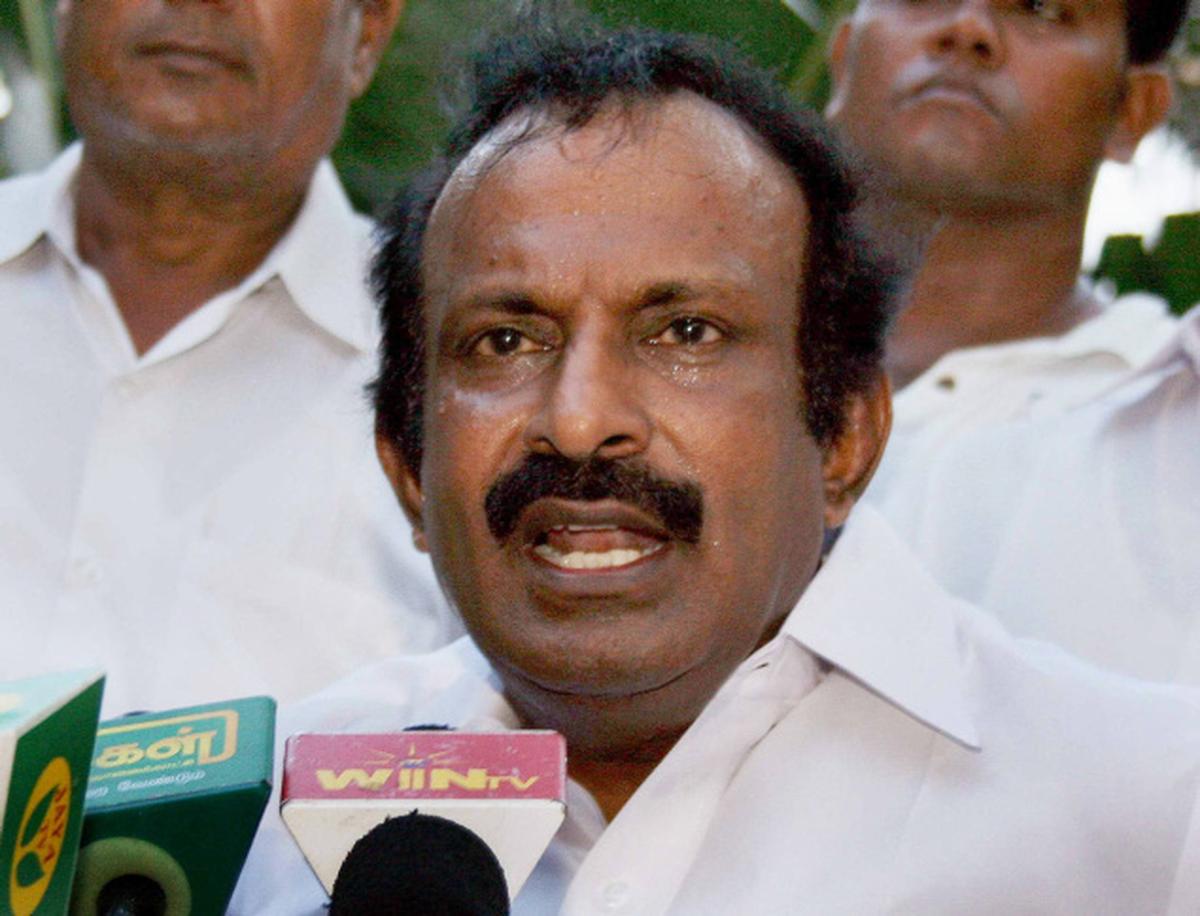 AIADMK expels Muthusamy, 4 others - The Hindu