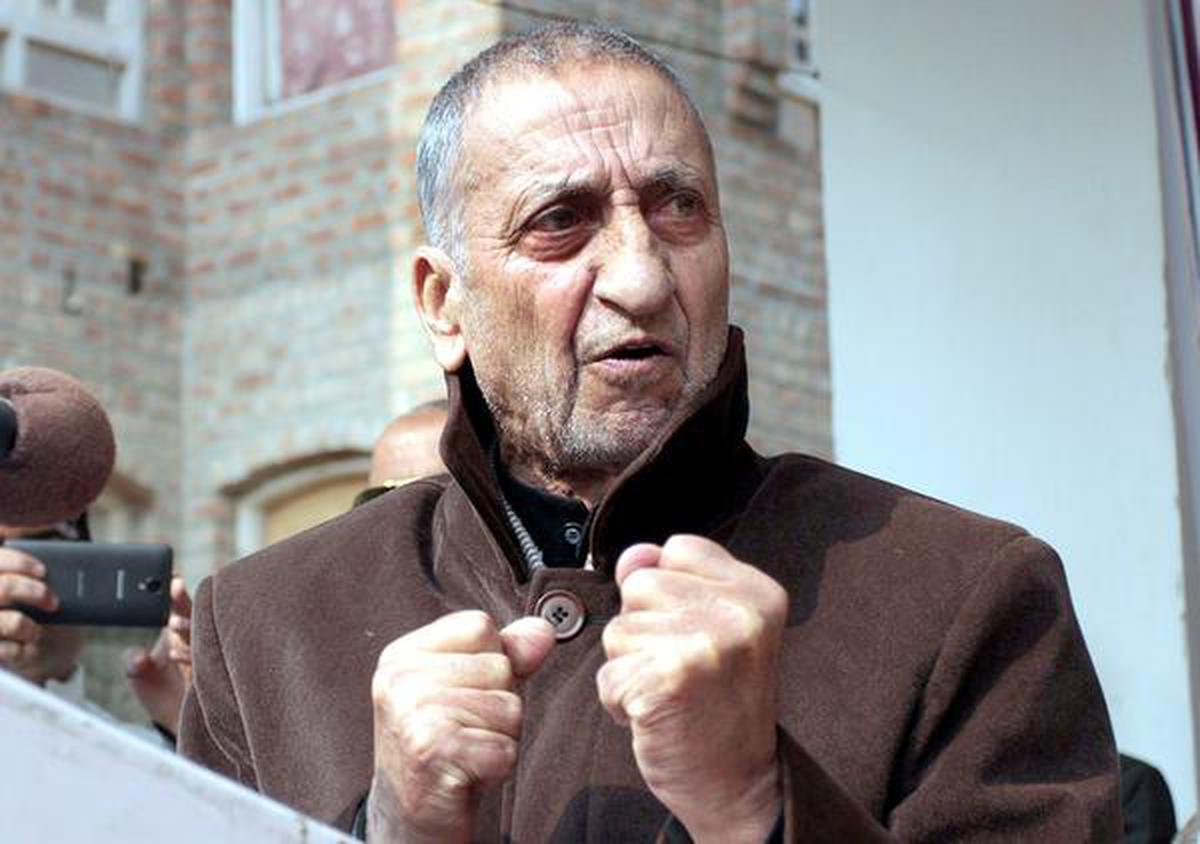 Abdul Ghani Bhat wants parties to appeal for dialogue - The Hindu