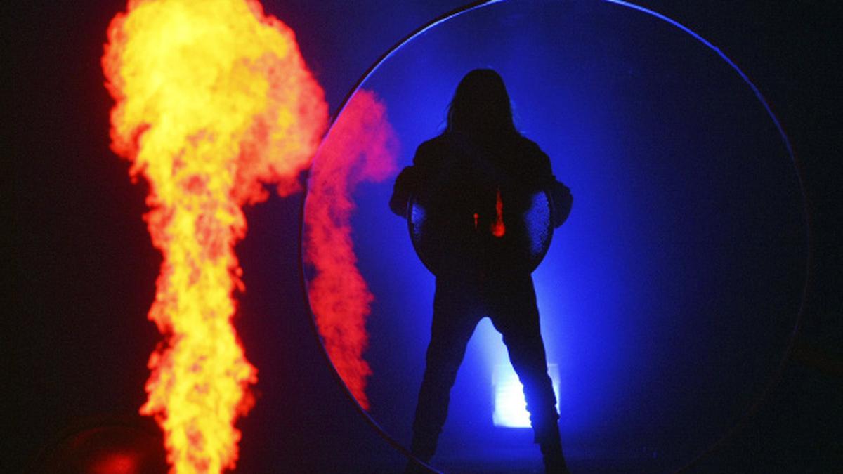 Scintillating designs at fashion show The Hindu