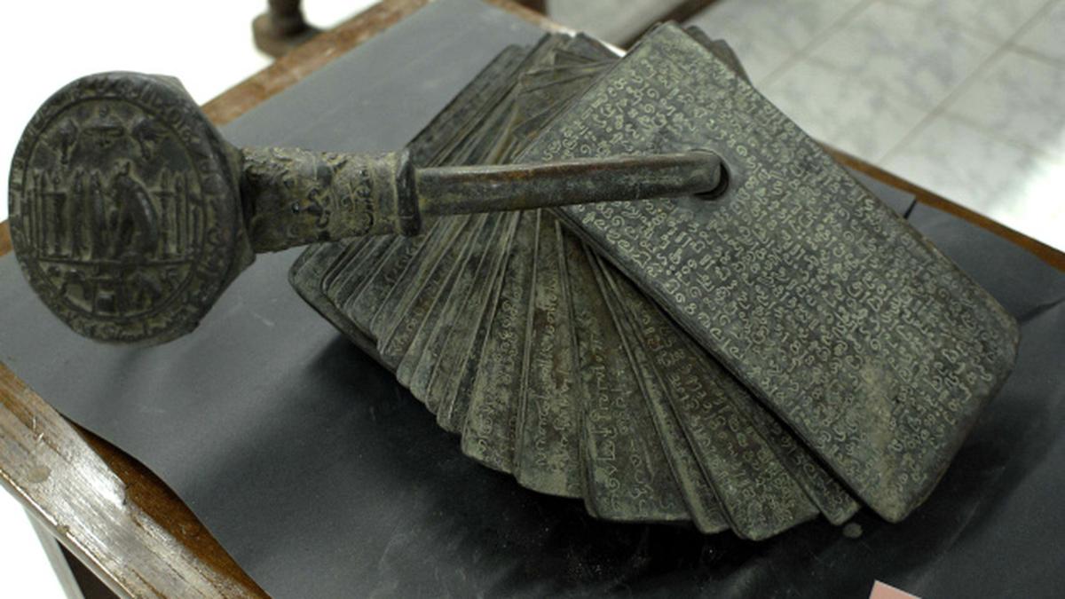 Chronicles of the past in copper The Hindu