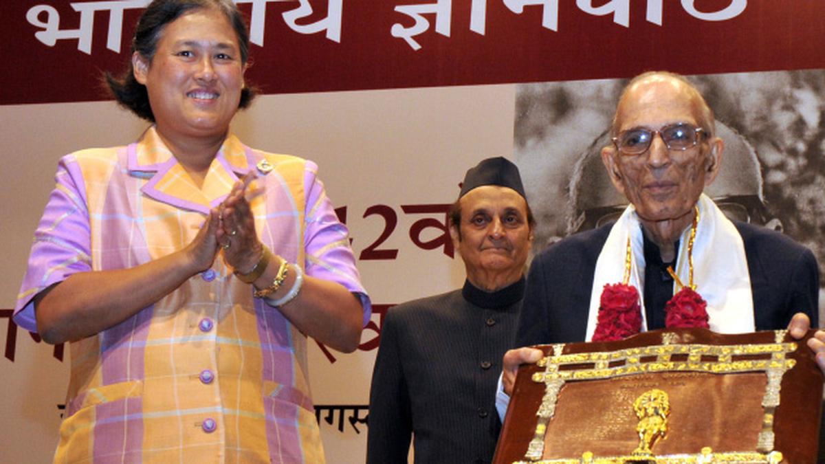 Jnanpith Award presented in Delhi The Hindu