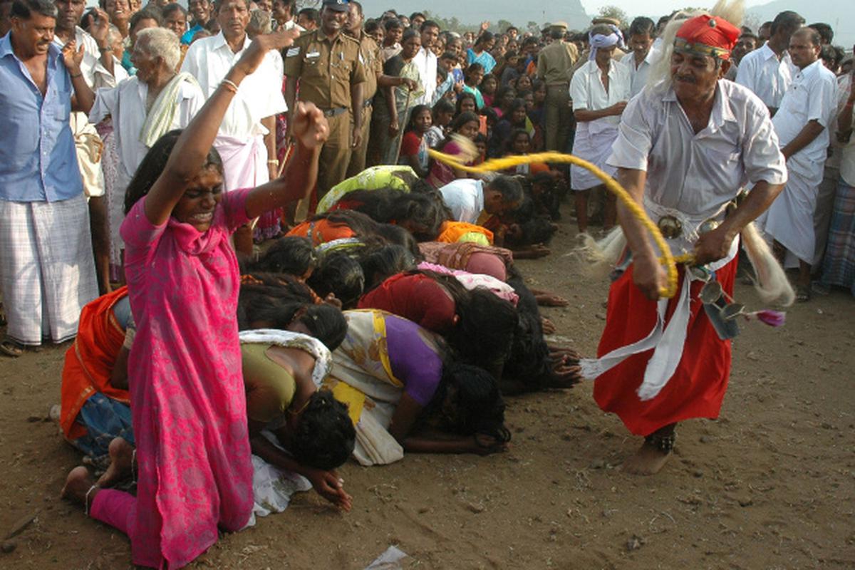 Watch video of Indian Women Line Up to Get Whipped By Priests to