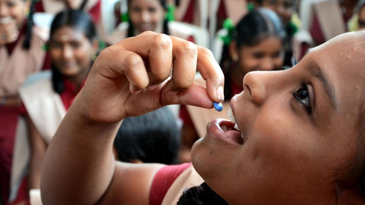 Government school students to be given iron supplements The Hindu