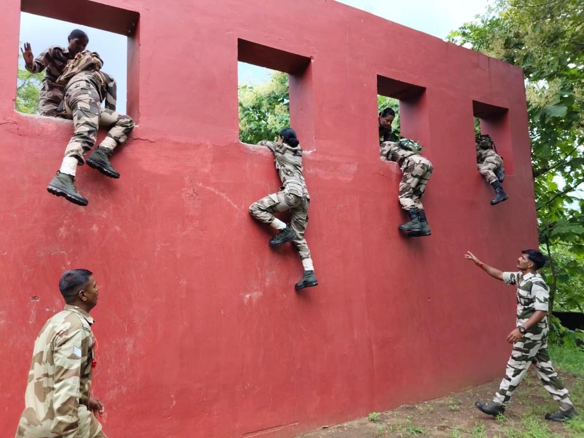 The programme includes physical fitness and weapons training, live-fire drills under stress. Photo: CISF The programme includes physical fitness and weapons training, live-fire drills under stress. Photo: CISF