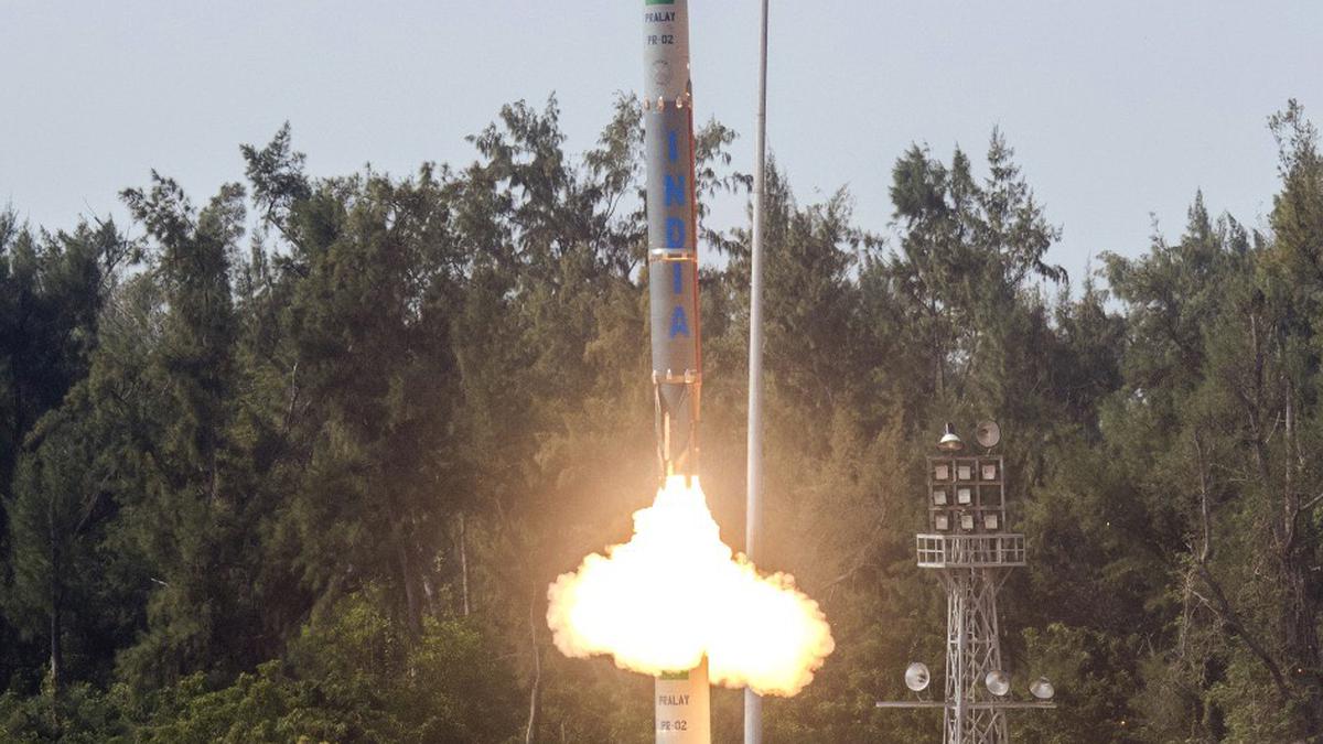 Maiden test of Pralay surface-to-surface missile successful