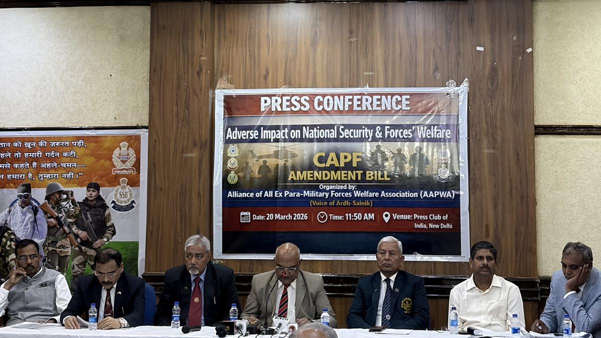 Consult us before bringing Bill on CAPF service conditions: retired CAPF officials to govt.