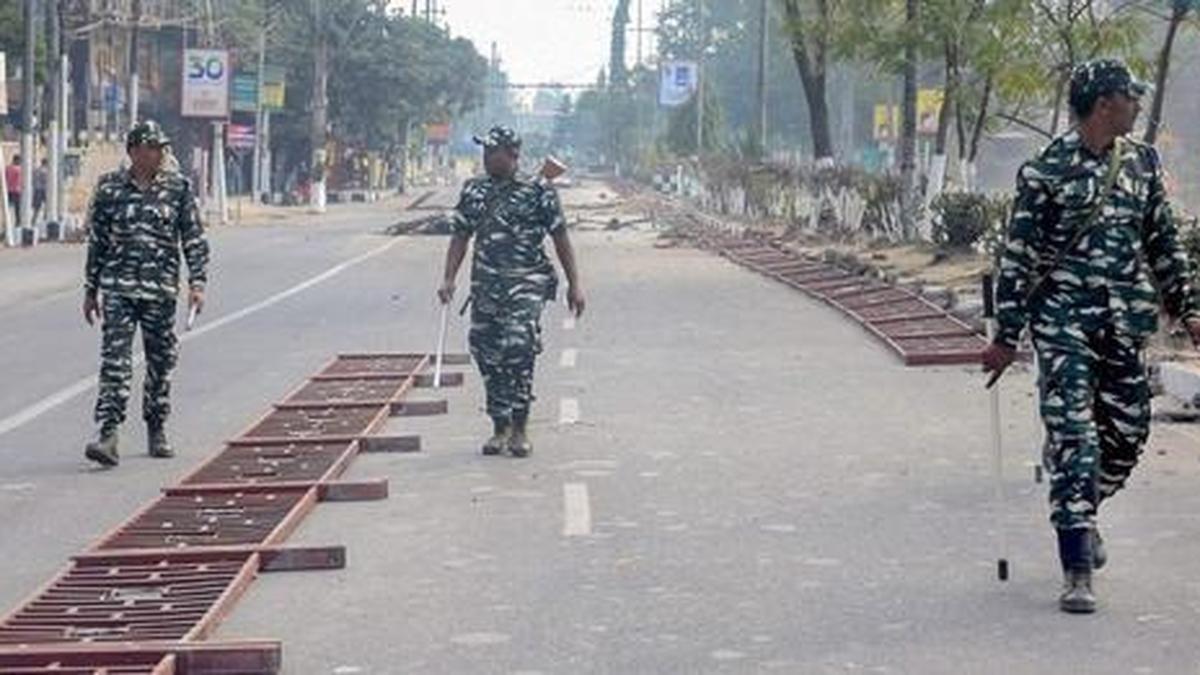 Senior police officers visit violence-hit areas of western Odisha town ...