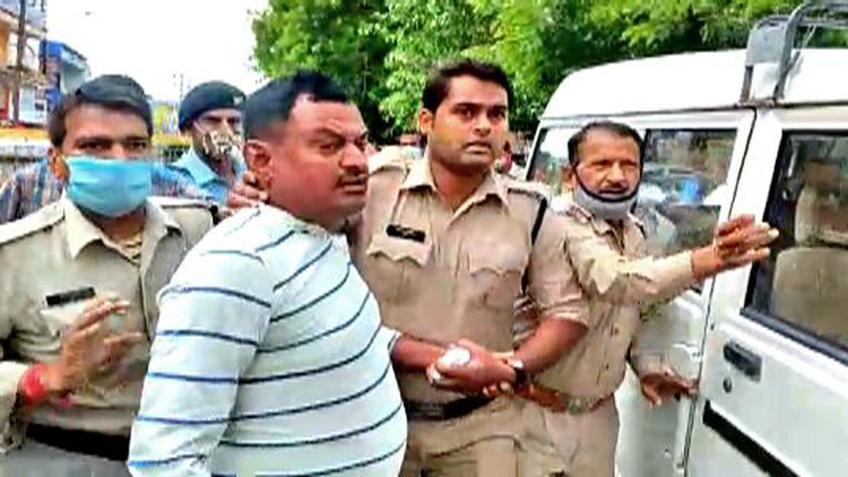 Lucknow shootout | Vikas Dubey arrest ‘staged’: Opposition, kin of slain CO