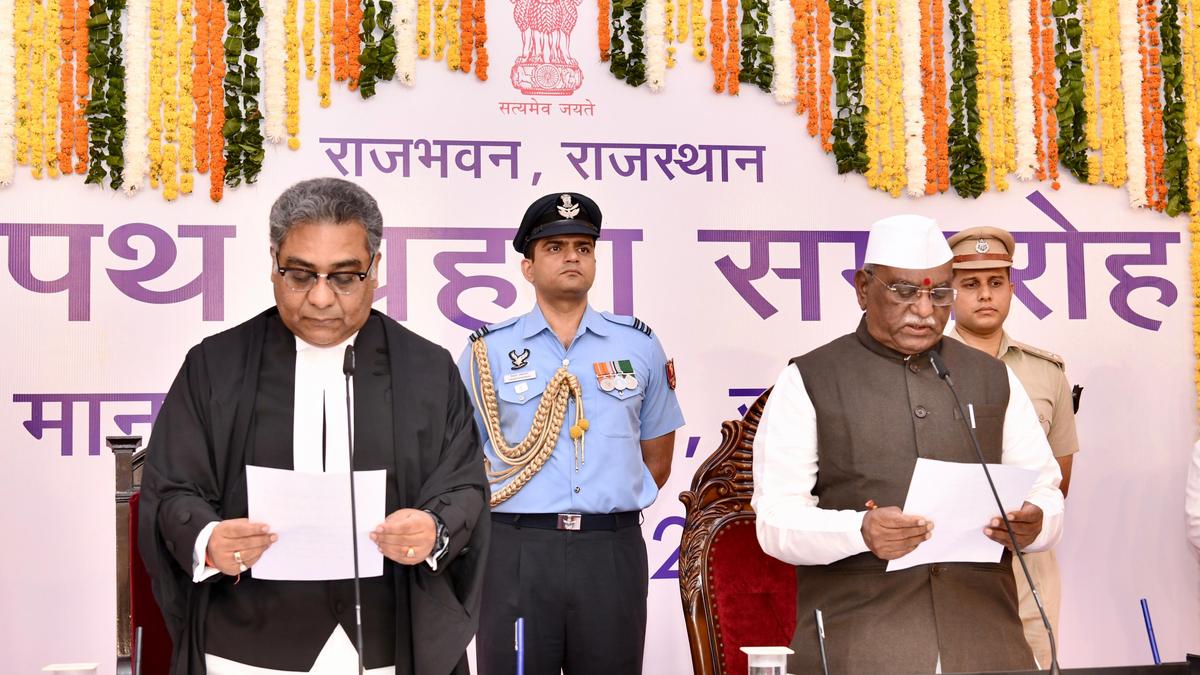 Haribhau Kisanrao Bagde sworn in as Rajasthan Governor