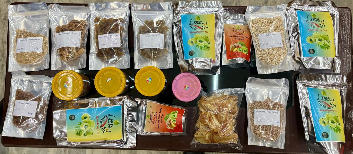 Value-added products are made from surplus vegetables and fruits produced locally. Value-added products are made from surplus vegetables and fruits produced locally.