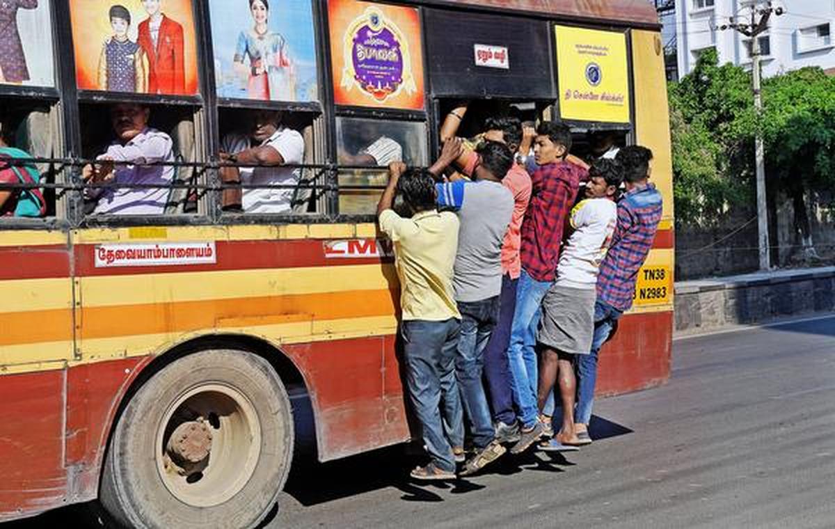 Footboard travel in buses remains a concern The Hindu